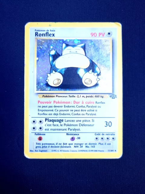 Pokemon Card RONFLEX 11/64 HOLO French Jungle Unlimited FR VF