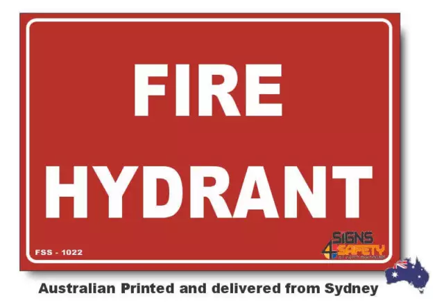 Fire Hydrant Sign