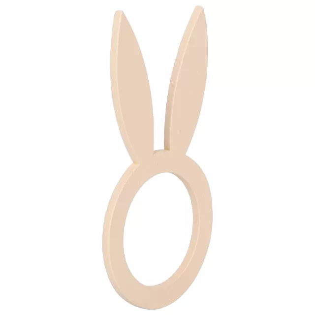 Anneau De Serviette De Lapin En Bois Support 'oreille De Lapin En Bois