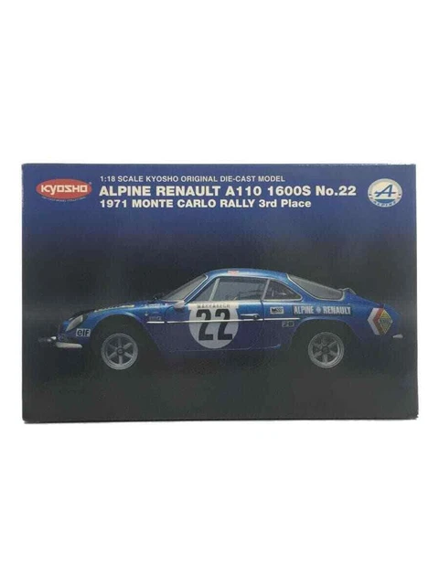 Bburago Alpine A 110 1600S rally Monte Carlo 1971 Gold collection 1:16