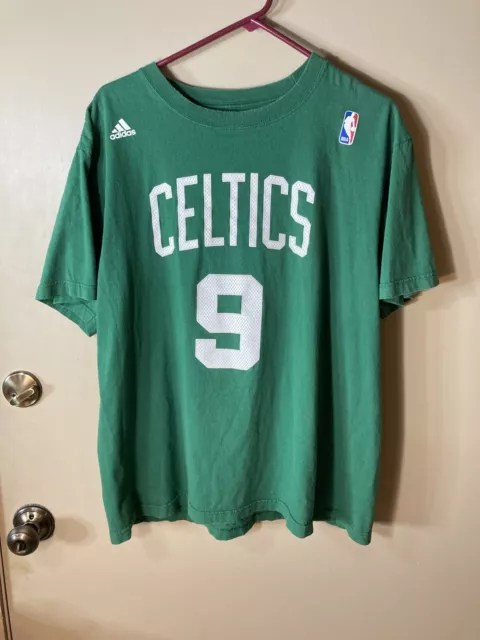 NBA Boston Celtics Men's Rajon Rondo 9 Tee, Kelly Green, Small