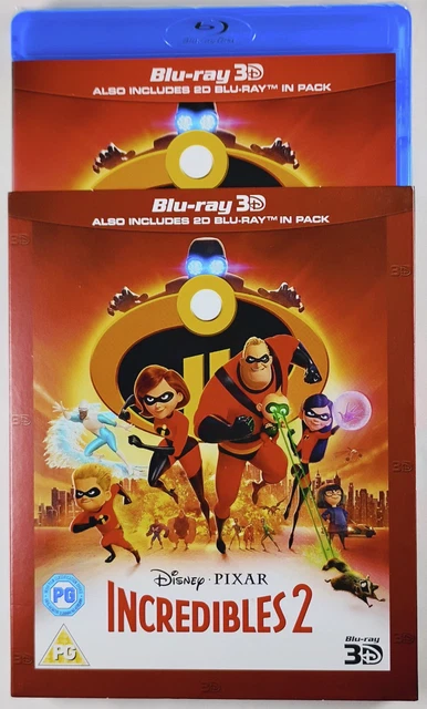 Incredibles 2 (2018) 3D + 2D Blu-Ray – Brand New & USA Compatible!