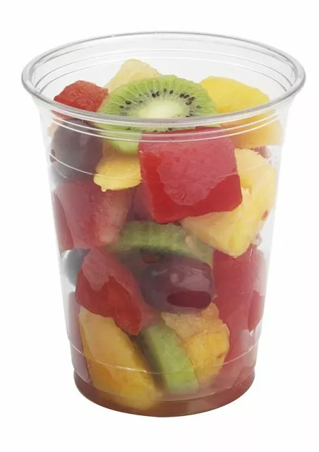 Clear Plastic Smoothie Milkshake Sweets Cups & Domed Lid NO HOLE 10oz (300ml) 2