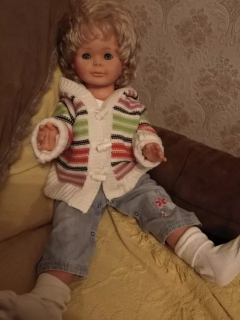 Lissi Batz 31 Inch Toddler Doll Marked On Neck LB 80 /2020