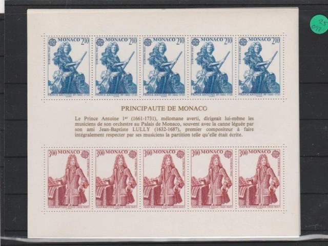 Monaco    Block  postfrisch    MiNr. Block 28