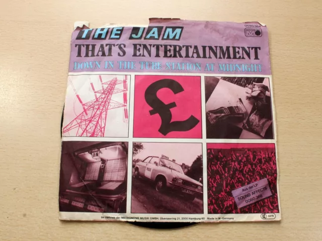 The Jam/Thats Entertainment/1980 Metronome 7" Single/German Issue