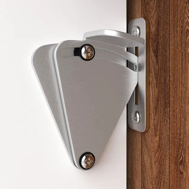 Barn Door Lock Stainless Steel Sliding Privacy Latch for Closet Shed Pocket Door