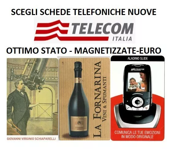 Scegli Schede Telefoniche Nuove Euro - Ottimo Stato- Magnetizzate - Parte 1