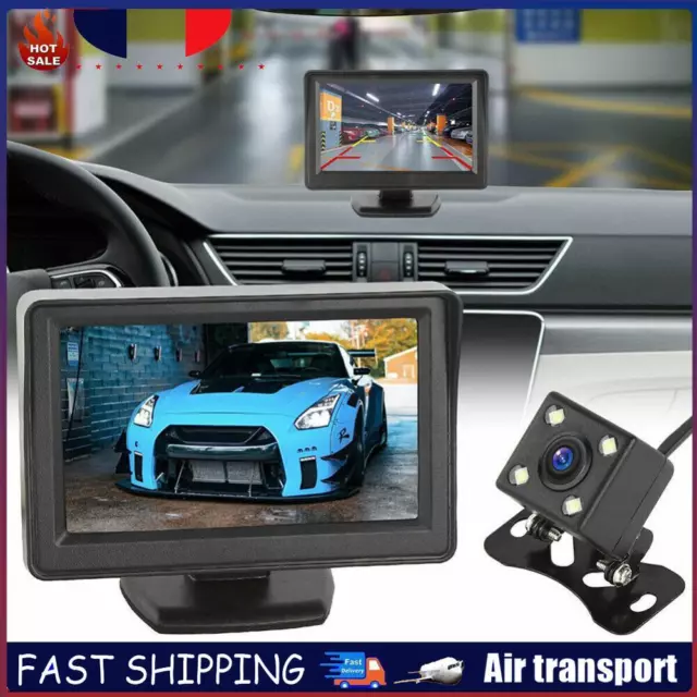 4.3 Inch Auto Parking Monitor HD Car Back Up Monitor Night Vision TFT LCD Screen