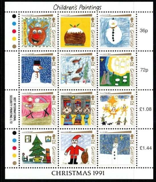 GUERNSEY SG540a 1991 CHRISTMAS MNH