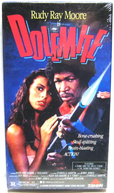 Dolemite - Rudy Ray Moore - Vhs 1987 - Blaxploration Action - Xenon X-006 - New