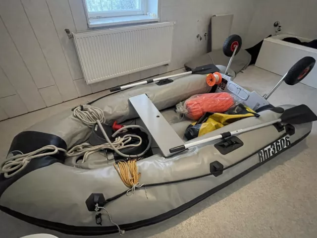 Original Yamaha Yam 280 STI Schlauchboot Angler Fischer Gebraucht Mit Zubehör