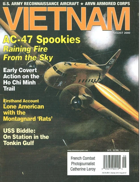 VIETNAM AUG 00 Us Army Reconnaissance Acft_Arvn Armor_Ac-47 Spooky_Uss ...