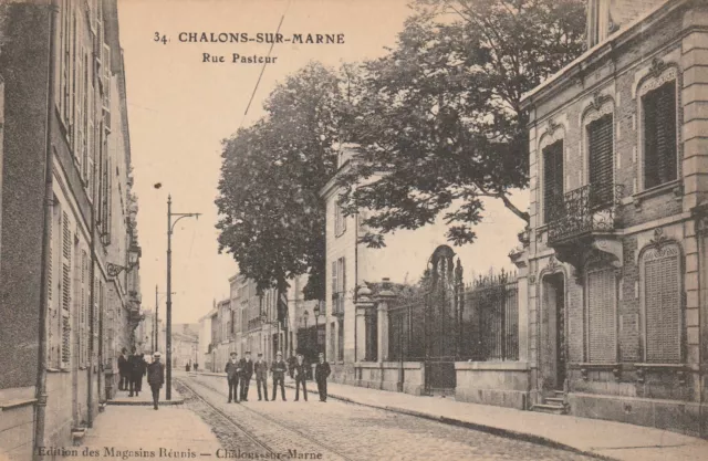 CPA 51 CHALONS Sur MARNE Rue Pasteur