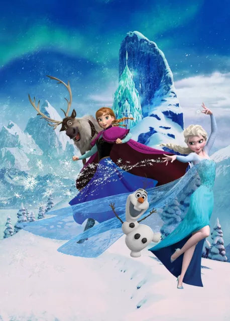 Vlies-Fototapete KOMAR, DISNEY FROZEN ELSAS MAGIC, 4 Teile, BxH 200 x 280 cm