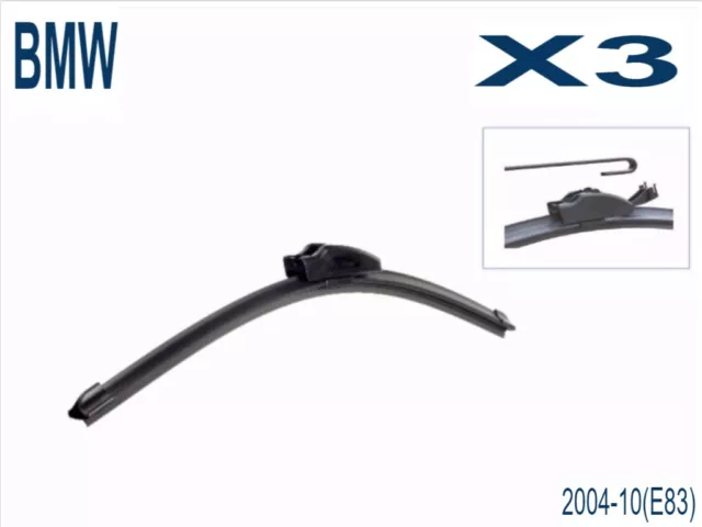 Flexible Windscreen Wipers for BMW X3 2004-10 (E83)