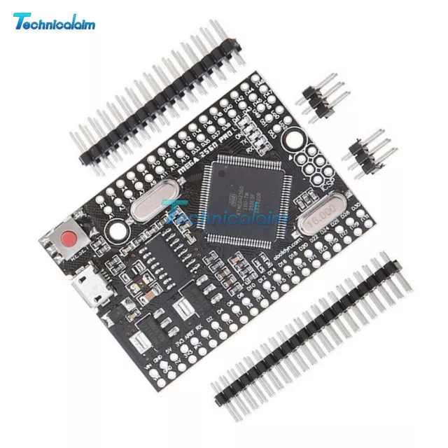 Mini MEGA 2560 Pro Micro USB CH340G ATMEGA2560-16AU For Mega 2560 R3 Arduino NEU