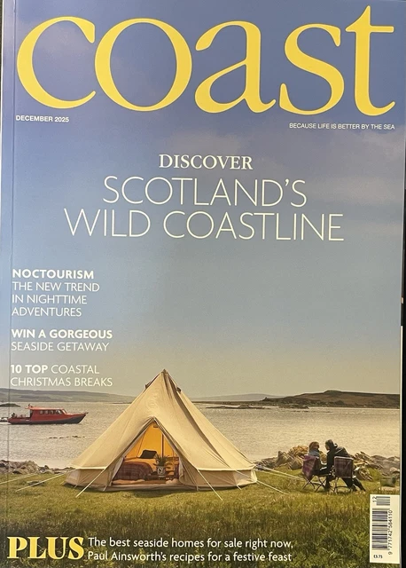 COAST MAGAZINE ISSUE December 2025 £10.20 - PicClick UK