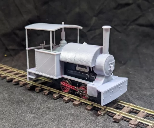 O-16.5 7mm Narrow Gauge Bagnall No 2518 "J C Gray" for Hornby Peckett W4 Chassis