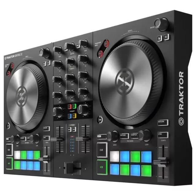 Native Instruments Traktor Kontrol S2 Mk3 Dj Controller Consolle A 2 Decks Nuova