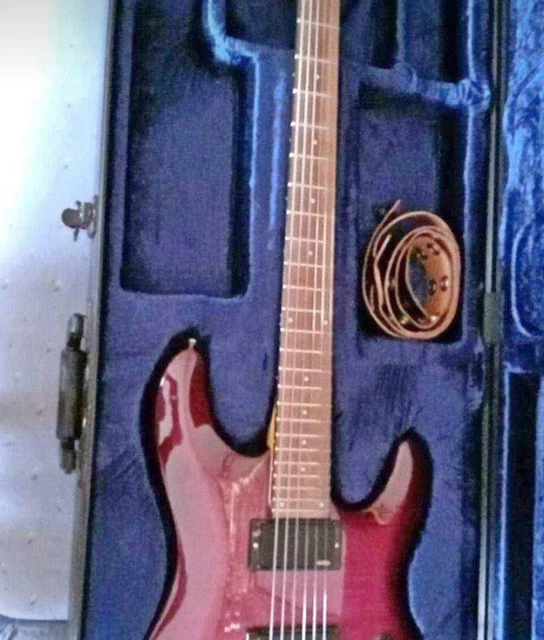 Schecter  Guitar  Zakk Wilde EMF Active pickups   Floyd Rose Case Perfect A+