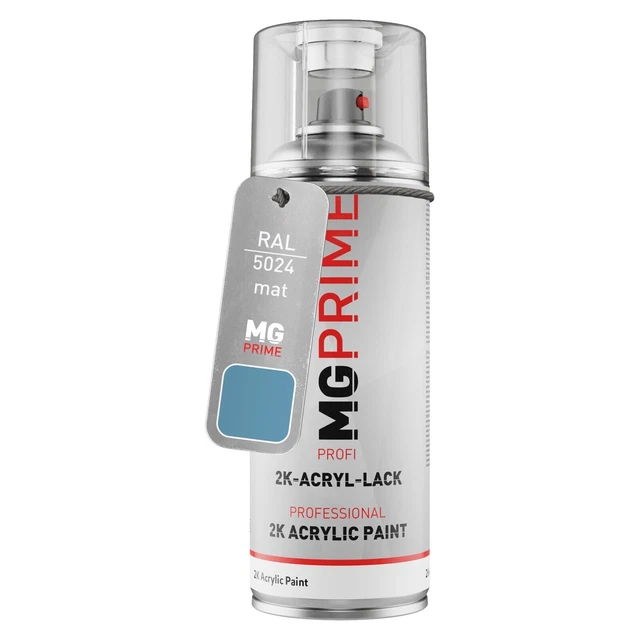 MG PRIME Sprühdose RAL 5024 Pastellblau Matt – 400 Ml, Schnelltrocknend, Made In Germany