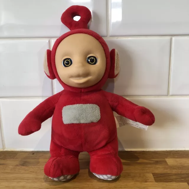 Teletubbies Po Red Small Talking Soft Plush Toy Press Belly