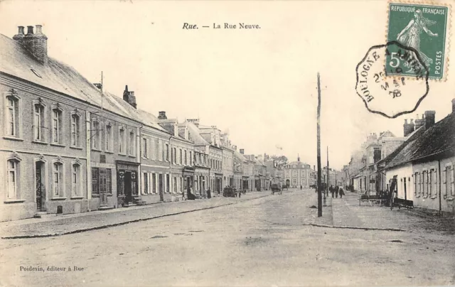 Cpa 80 Rue La Rue New