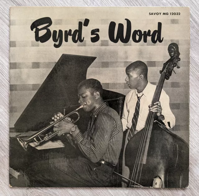 Donald Byrd Byrd's Word Savoy 12032 Original Mono DG RVG Promo EXC