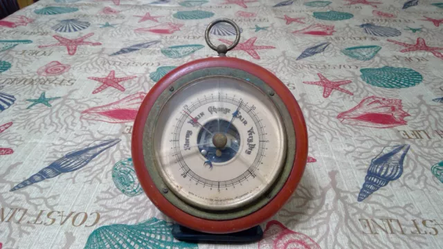 Antique" Fee and Stemwedel" Airguide Barometer Weather Instrument