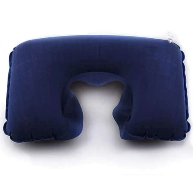 U Shaped Inflatable Neck Pillow for Travel, Airplane, Car, Home, & Office