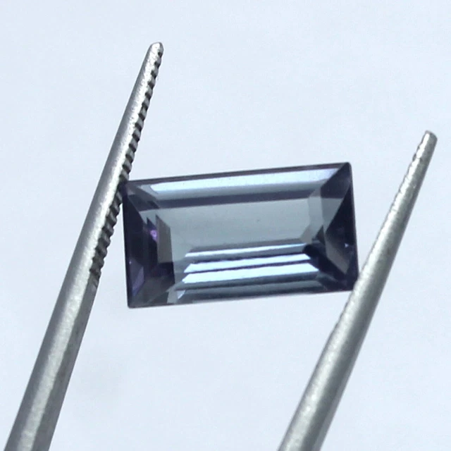 Tanzanite Naturelle Bleue Forme émeraude – Pierre Précieuse Certifiée GIR, 13x10x7 Mm, D'Inde