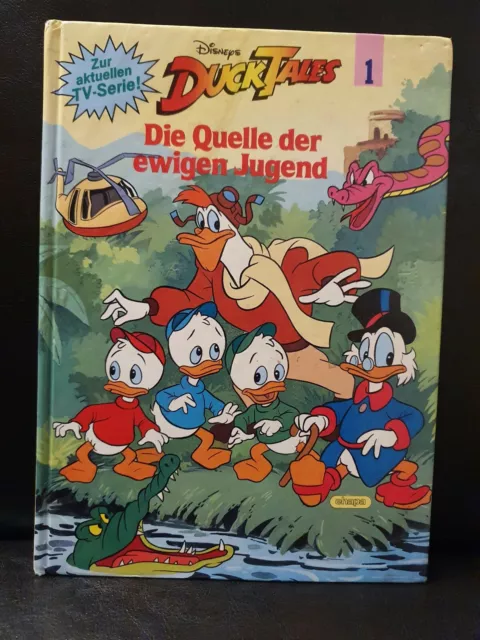 ALT und RAR : Duck Tales die Quelle der Jugend Kinderbuch aus dem Jahr 1989