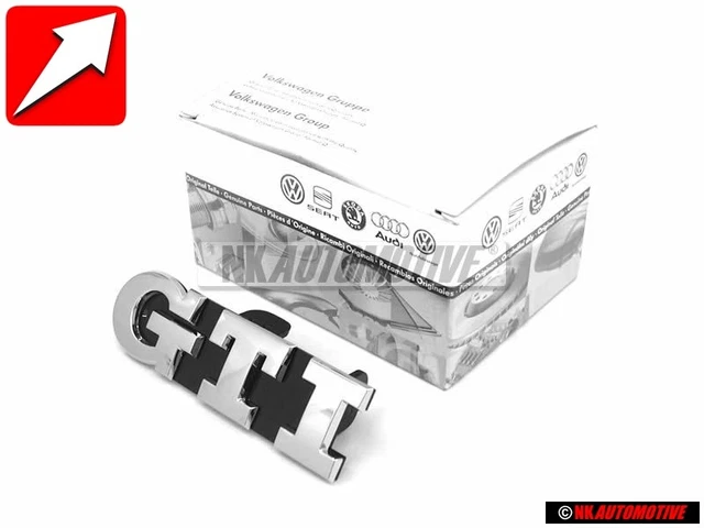 Genuine VW GTI Front Grill Badge Emblem Chrome - 6C0853948D FOD