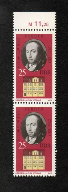 DDR 1973 Historische Gedenkstätten Weimar Herder Mi.1859 postfrisch *BM349e1