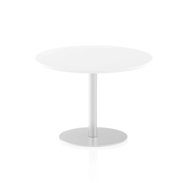 Dynamic Italia 1000Mm Poseur Round Table White Top 725Mm High Leg ITL0144