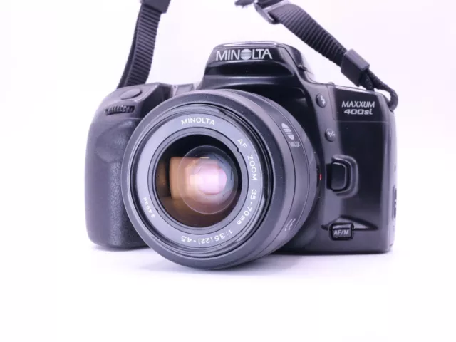 Minolta Maxxum 400SI 35mm SLR Film Camera With AF Zoom Lens #02708433