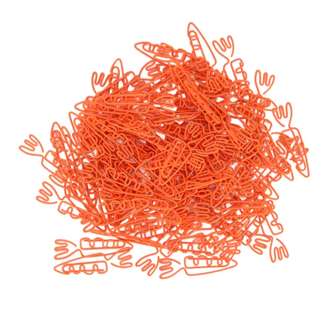 100 Stück Karottenförmige Büroklammern Aus Metall Rutschfest Für Die