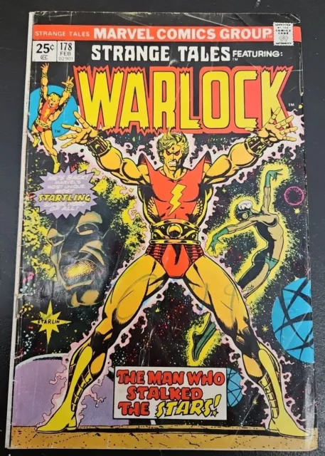 Strange Tales #178: Warlock 1st Magus Marvel 1975 Nice Midgrade