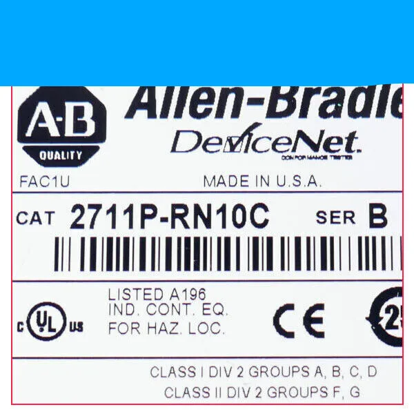 2711P-RN10C ALLEN BRADLEY Brand New 2711P-RN10C/B 2711PRN10C DEVICE NET US