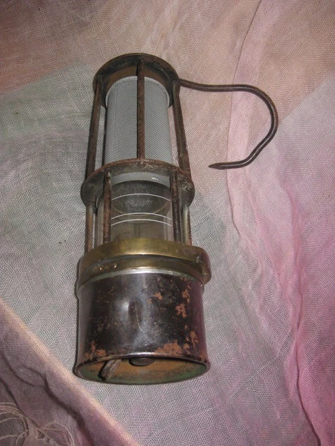 Alte Grubenlampe Wetterlampe Sicherheitslampe HSW BM 399/60 11241 - 64 - 2