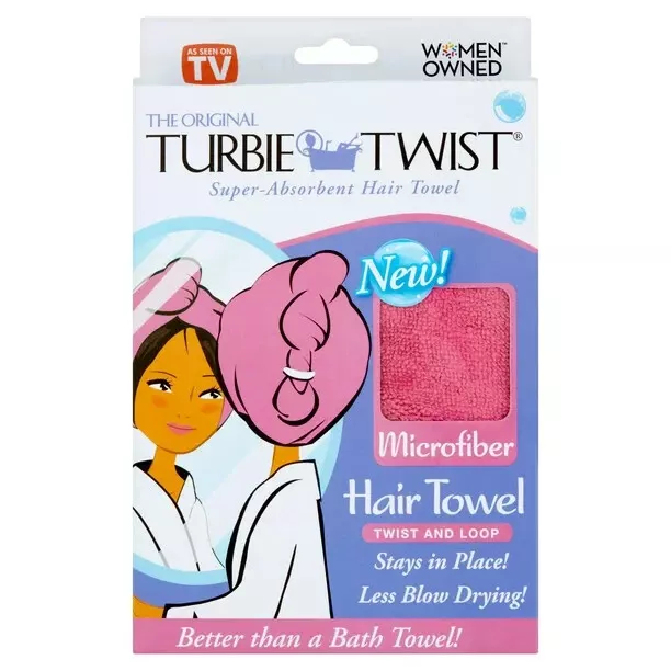 Turbie Twist Original Microfiber Hair Towel Purple - NEW!