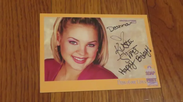 Kirsten Storms Autographed Hand Signed 5x7 Photo Days of Our Lives