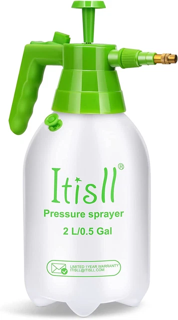 Manual Garden Sprayer Hand Lawn Pressure Pump Sprayer Safety Valve Adjustable Br