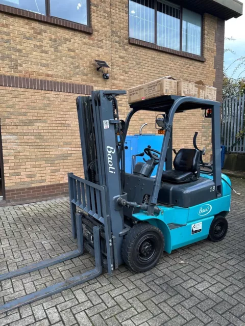 forklift truck ready to get to work. Baoli fork lift.
