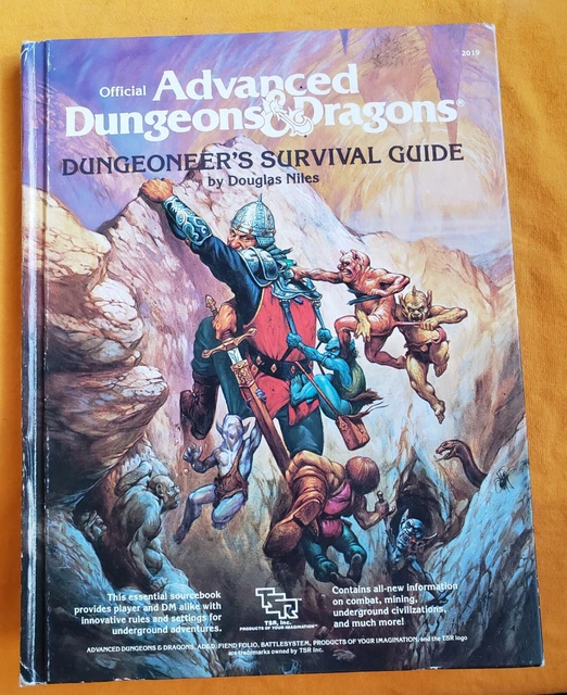 DUNGEONEER'S SURVIVAL GUIDE Advanced Dungeons & Dragons 1st Ed. TSR ...