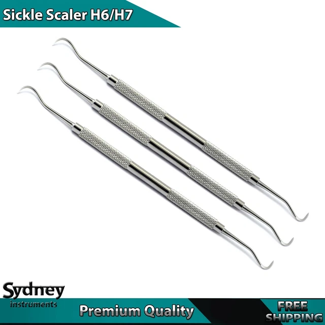 DENTAL EXPLORER SICKLE Scaler Diagnostic Hygiene Teeth Scrapers Medical