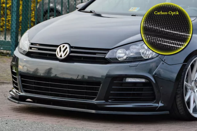 Spoilerschwert Frontspoiler aus ABS für VW Caddy 2K ab 2015 ABE schwarz  glänzend