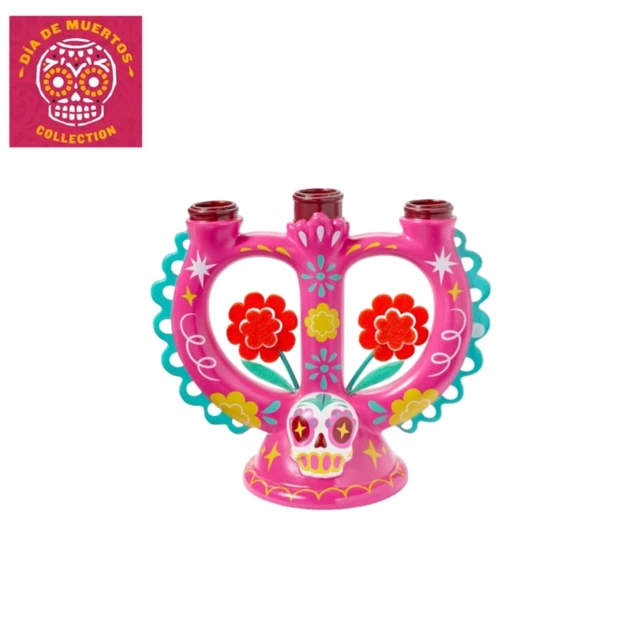 DIA DE LOS Muertos 2023 Calavera Candle Holder by Luis Pinto Candelabra