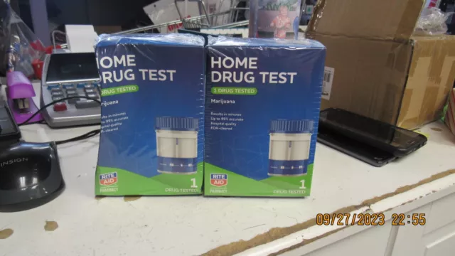 LOTE DE 2 marihuana para uso doméstico Rite Aid 1 prueba de drogas
